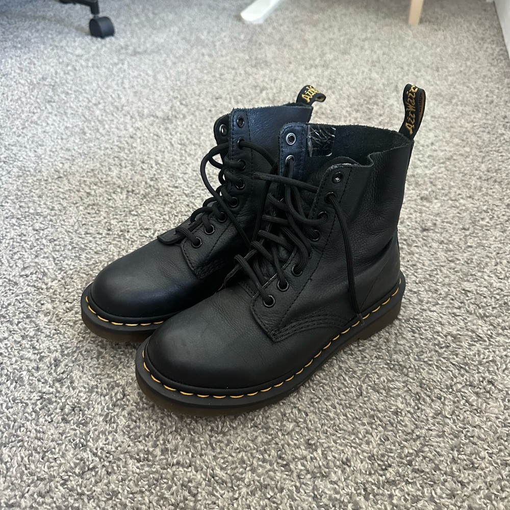 Dr. Martens high top leather boots